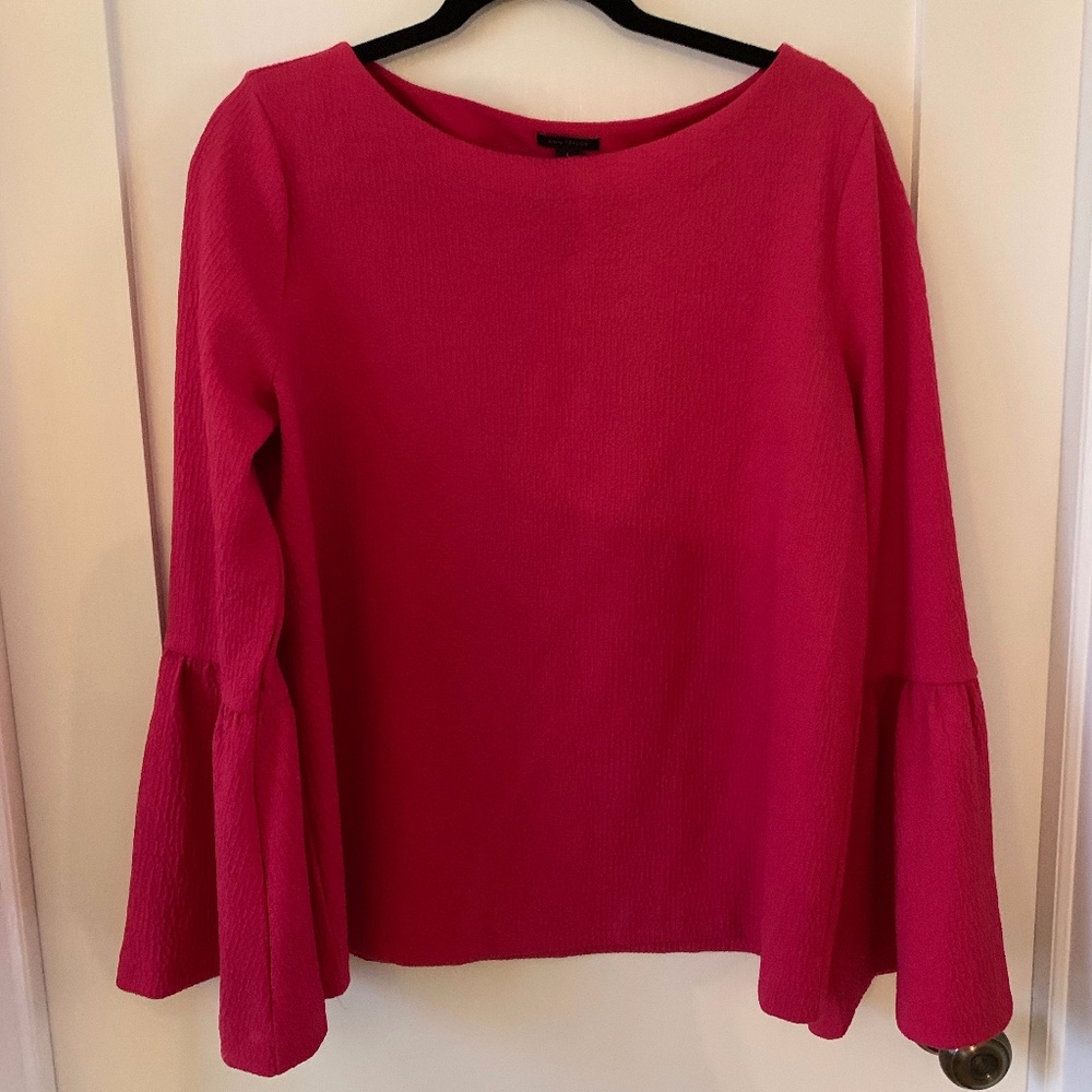 Ann Taylor Blouse Red